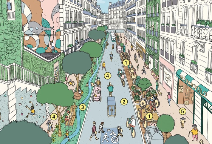Phasing Out Cars Key To Paris Mayor’s Plans For 15-Minute City