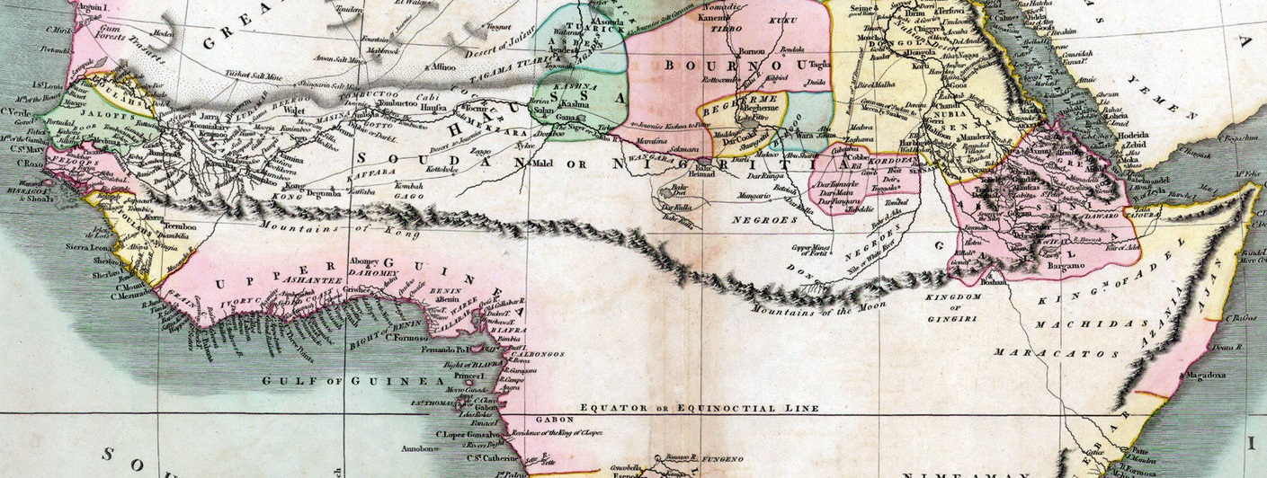 africa mountain map