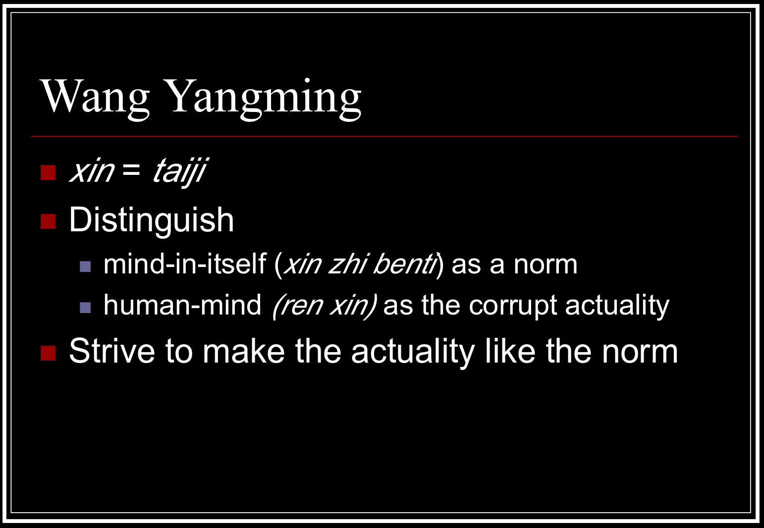 Wang Yangming