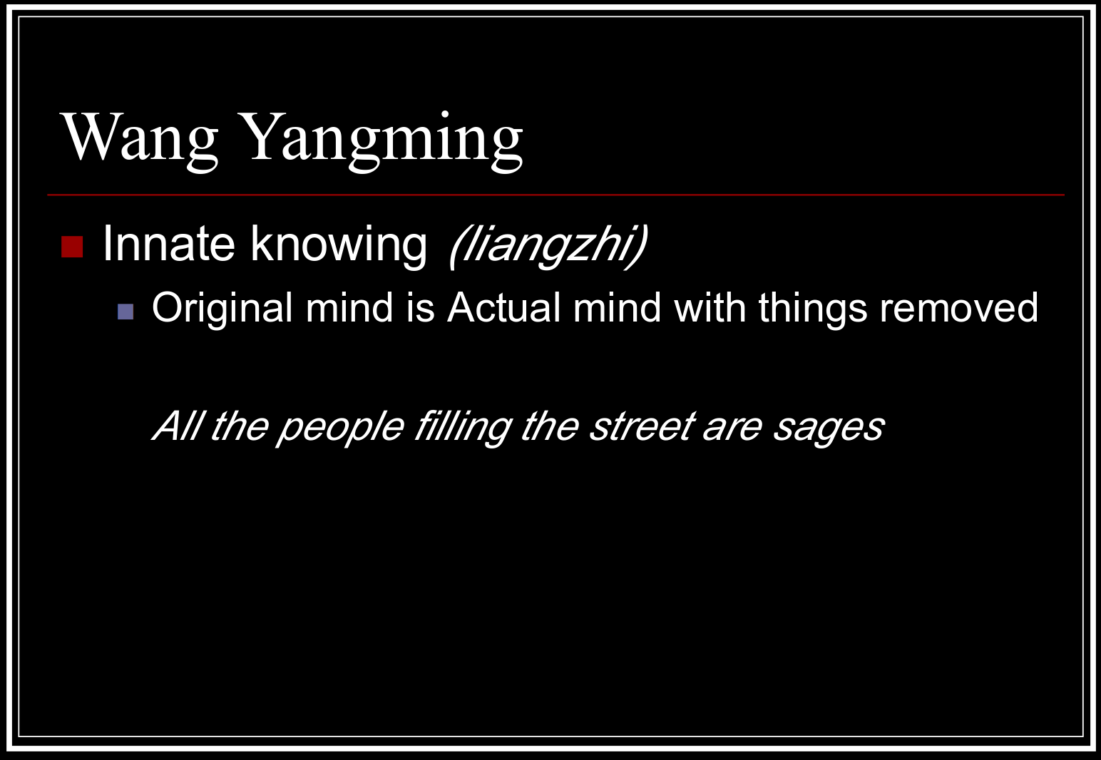 Wang Yangming