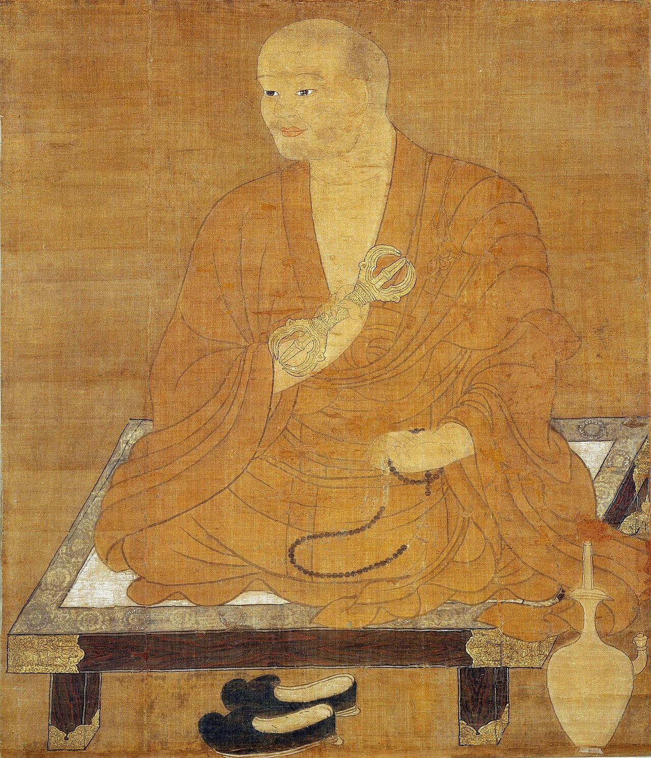 Portrait of Kūkai from the Eight Patriarchs of Shingon