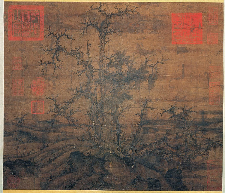 Anonymous Song dynasty painting of wintry trees